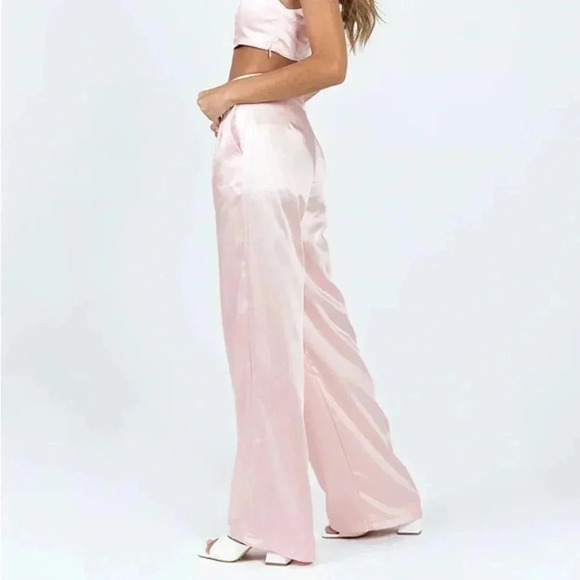 PRINCESS POLLY Huxley Pants Dusty Pink - Picture 3 of 8